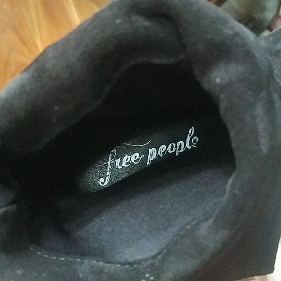 FREE PEOPLE adella heel boot black suede 37 2-ways to wear - Picture 5 of 7